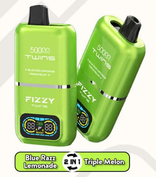 FIZZY TWINS DWUSMAKOWE 50000 PUFFS FIZZY TWINS DWUSMAKOWE 50000 PUFFS